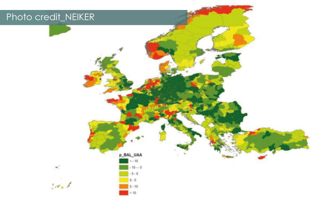 Phosphorous imbalance in Europe
