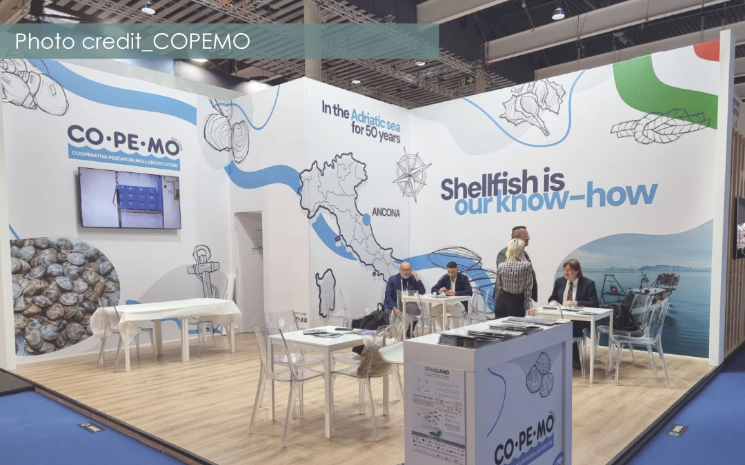 Present at the Barcelona Seafood Expo 2024